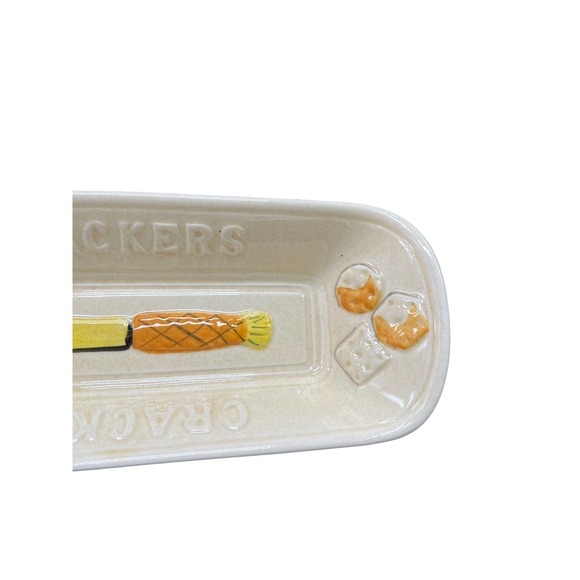 Vintage California Pottery Los Angeles Pottery 1969 Cracker Tray - Picture 3 of 5